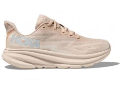 Hoka One One HOKA Women's Clifton 9 Running Shoes In Shifting Sand/Eggnog