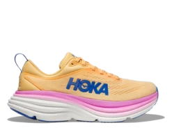 Hoka One One HOKA Women's Bondi 8 Running Shoes In Impala/Cyclamen