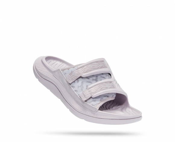 Hoka One One HOKA Ora Luxe Shoes In Lilac Marble/Elderberry 1 Hoka One One HOKA Ora Luxe Shoes In Lilac Marble/Elderberry