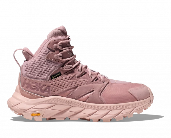 Hoka One One HOKA Anacapa Mid GORE-TEX Hiking Shoes In Pale Mauve/Peach Whip 1 Hoka One One HOKA Anacapa Mid GORE-TEX Hiking Shoes In Pale Mauve/Peach Whip