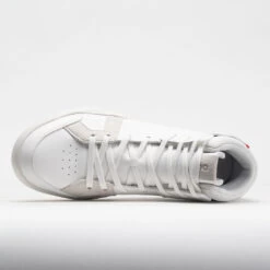 On Running On The Roger Clubhouse Mid Men's White/Sand -Shoes Fashion 117230 2