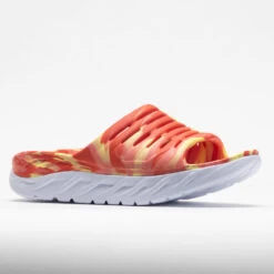 HOKA Ora Recovery Slide Swirl Unisex Yellow Pear/Fiesta 10 HOKA Ora Recovery Slide Swirl Unisex Yellow Pear/Fiesta -Shoes Fashion 570558 5