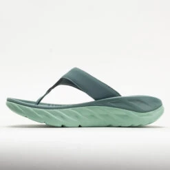 HOKA Ora Recovery Flip Women's Trellis/Mist Green -Shoes Fashion 570601 1