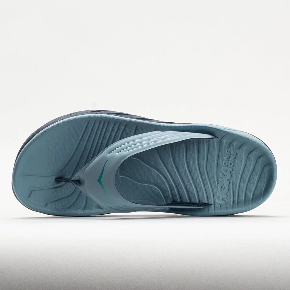 HOKA Ora Recovery Flip Men's Stone Blue/Outer Space 2 HOKA Ora Recovery Flip Men's Stone Blue/Outer Space - Image 2