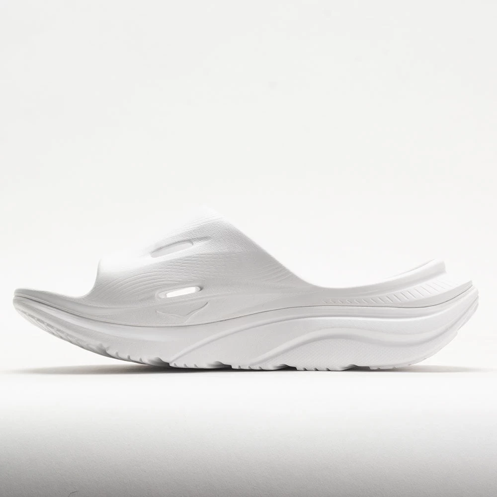 HOKA Ora Recovery Slide 3 Unisex White/White 3 HOKA Ora Recovery Slide 3 Unisex White/White - Image 3