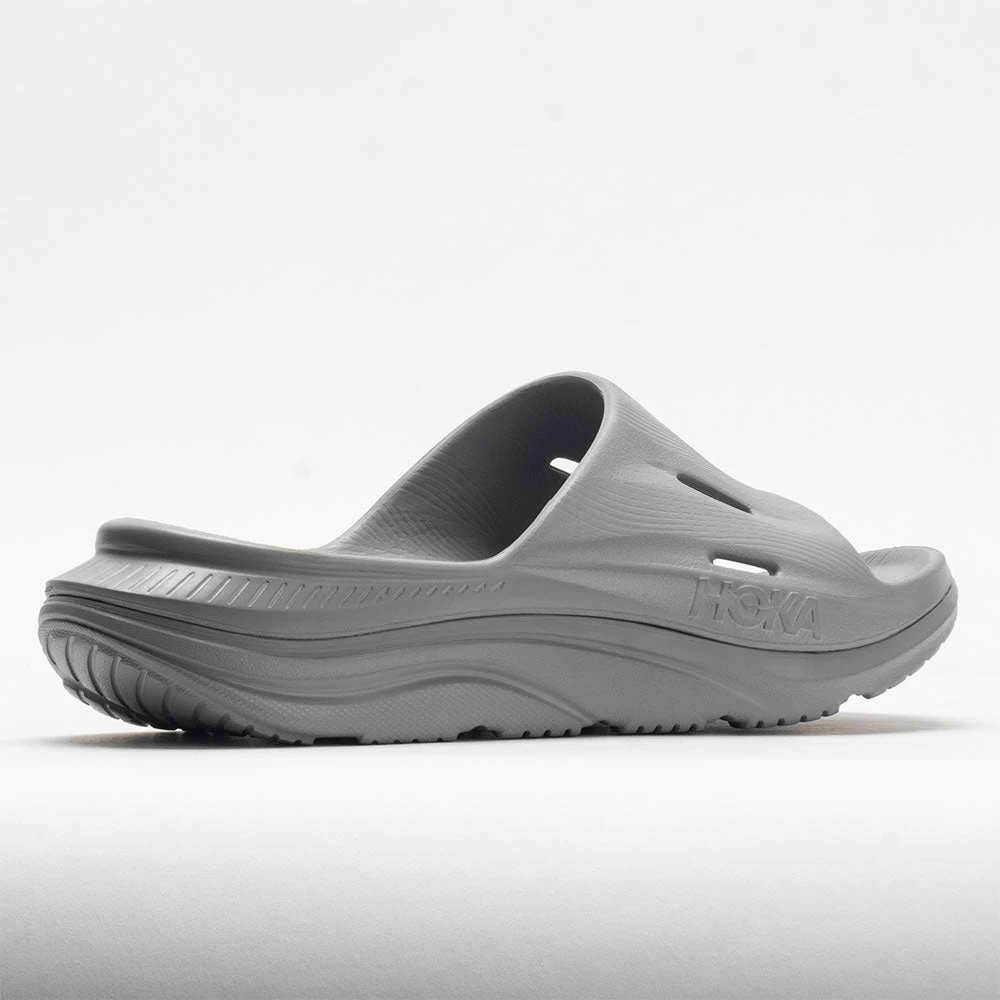 HOKA Ora Recovery Slide 3 Unisex Grey/Grey 6 HOKA Ora Recovery Slide 3 Unisex Grey/Grey - Image 6