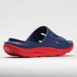 HOKA Ora Slide 3 Unisex Bellwether Blue/Red Alert 11 HOKA Ora Slide 3 Unisex Bellwether Blue/Red Alert -Shoes Fashion 570614 6