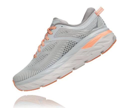 Women's HOKA Bondi 7 (Wide - D) - 1110531-HMSH 3 Women's HOKA Bondi 7 (Wide - D) - 1110531-HMSH - Image 3